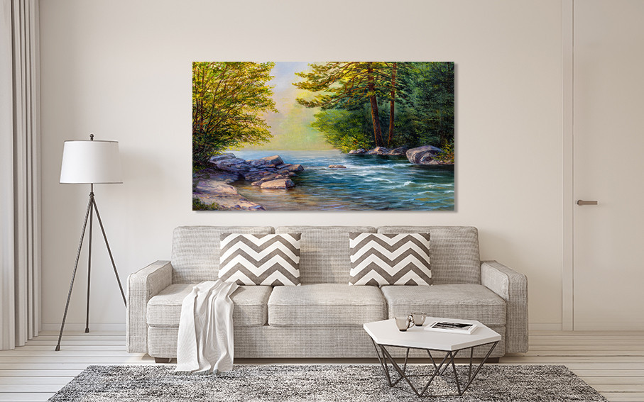 Картина холст в гостиную / спальню Лісова природа    MLP_307 50x100 см Киев - изображение 2