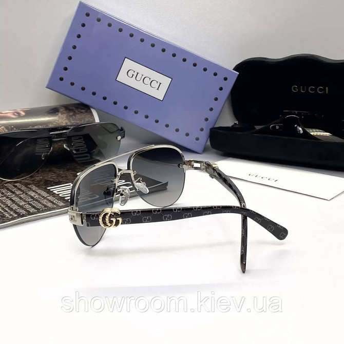 Мужские солнцезащитные очки GG (5020) silver Киев - изображение 3