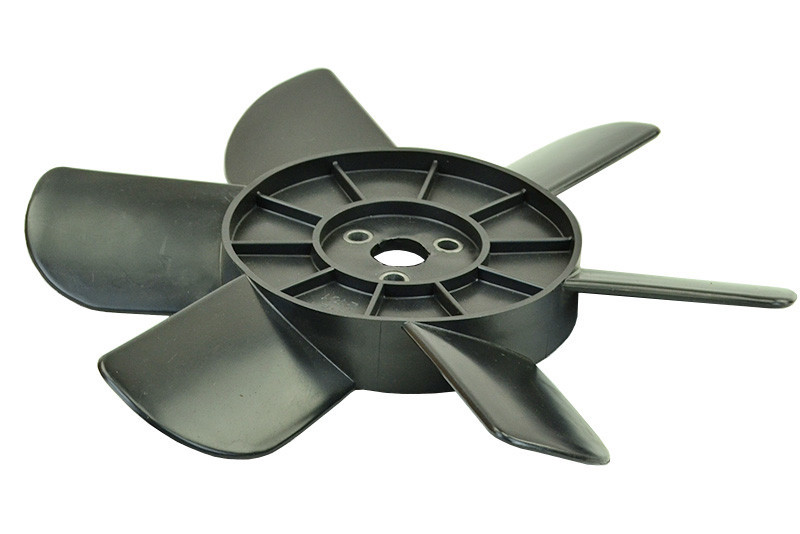 Вентилятор 2101, 2102, 2103, 2104, 2105, 2106, 2107, 2121 (6 лопатей, чорні, метал втулки) радіатора Мукачево - фото 1