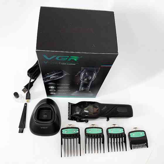 Тример з регульованою довжиною VGR, Бездротова акумуляторна машинка для стрижки волосся QE-99 Івано-Франківськ