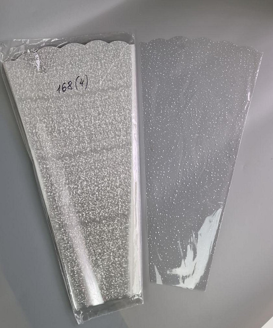 Упаковка конус под цветы h60/11низ/33верх(100 шт) узор 168 (4) КАПЕЛЬКА (100 шт) Харьков - изображение 4