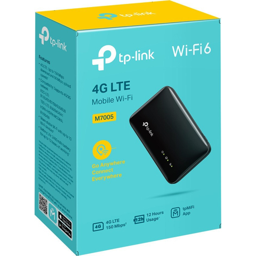 Бездротовий 3G/4G маршрутизатор TP-Link M7005 Black ( 16660 ) Харків - фото 4
