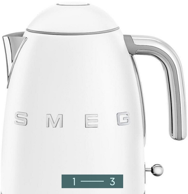 Чайник: Smeg KLF03WHMEU матовий. Харків - фото 3