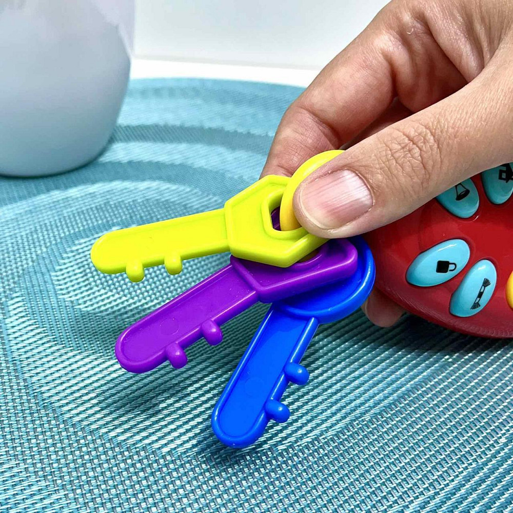 Гра розвиваюча брелок з ключами світло звук Червона (LS010C) Чернигов - изображение 3