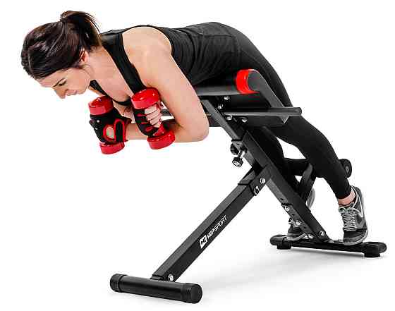 Тренажер лава гіперекстензія для зміцнення спини і преса універсальна складна для дому Hop-Sport HS-1016 Київ