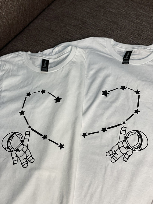 Парні футболки для закоханих з космонавтами Черновцы - изображение 2