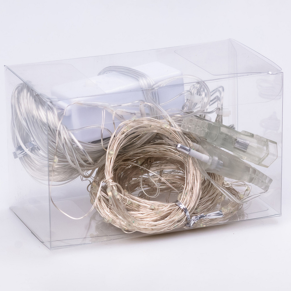 Гирлянда штора светодиодная GarlandoPro Роса 200LED 3х2м 10 линий 8 режимов гирлянда капля росы Желтый 173304Y Киев - изображение 10