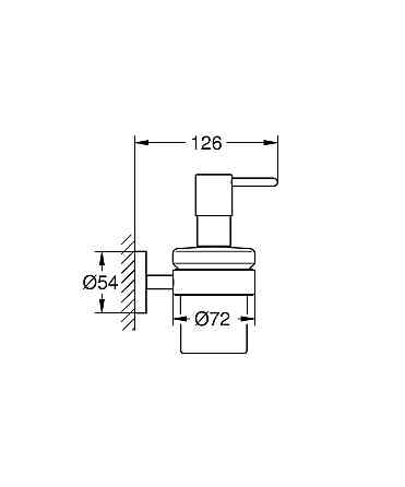 Дозатор жидкого мыла Grohe Essentials New (40448001) Киев