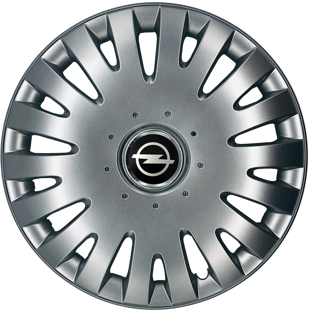 Автомобильные модельные колпаки R15 Opel 306 4шт, SJS, серебряные Киев - изображение 1