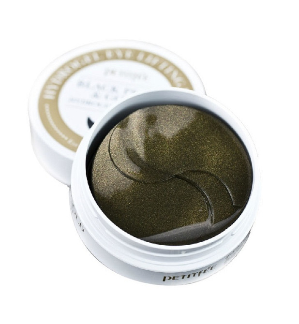 Гидрогелевые патчи для глаз Жемчуг-Золото Black Pearl&Gold Hydrogel Eye Patch Petitfee & Koelf 60 шт Киев - изображение 3