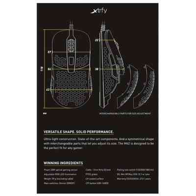 Мишка Xtrfy M42 RGB Miami Blue (XG-M42-RGB-BLUE) Вінниця