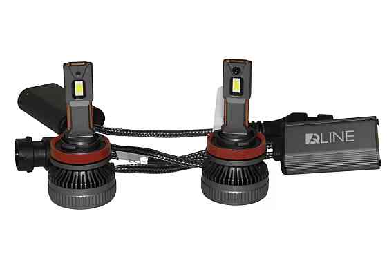 Комплект світлодіодних ламп QLine DualVision H8/H9/H11/H16 (PGJ19) 65W Canbus 6000K 12V Харків