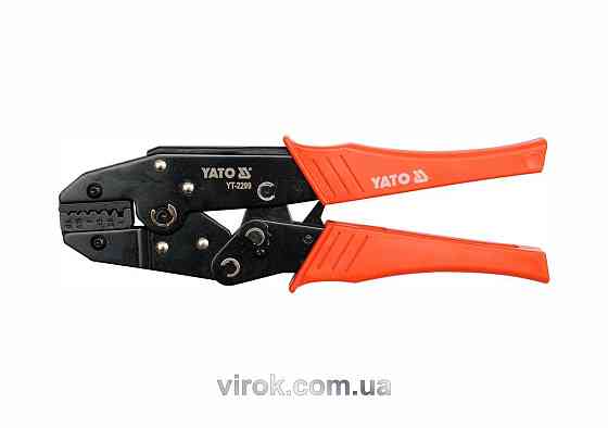 Кліщі для обтискання і зачистки проводів YATO, L=230 мм. 20-12(AWG), 0.5-4 мм2 [5/30] Одесса