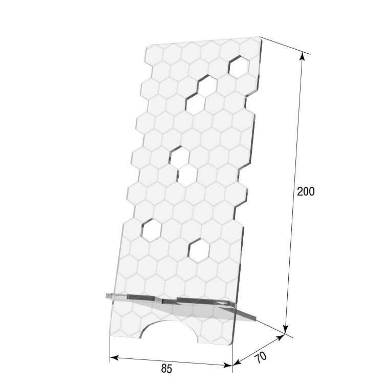 Подставка под телефон EKOSTAR Соты Киев - изображение 3