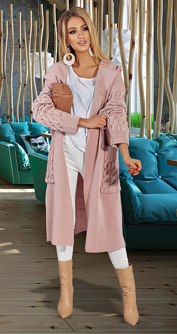 Тёплый кардиган с капюшоном Киев - изображение 3