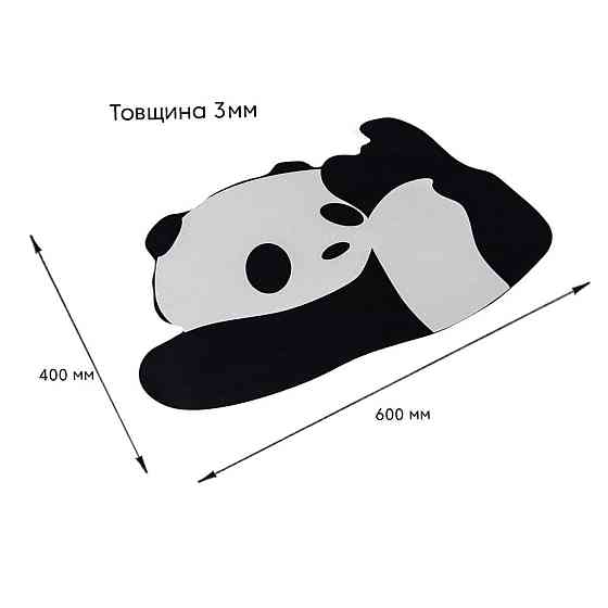 Вологопоглинаючий килимок Панда Київ