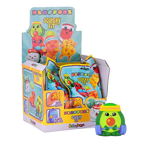 Дисплей іграшок-сквішів – Спортивні смаколики (6 шт.) Днепр