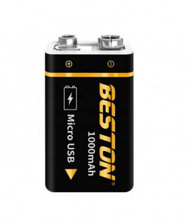 Аккумулятор Beston USB 9v крона Li-ion 1000mAh Винница - изображение 1