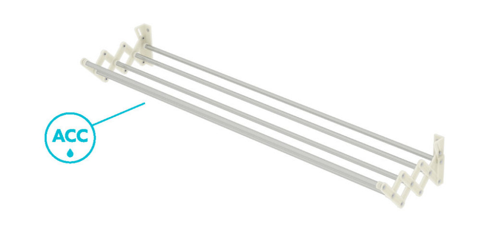 Сушилка для белья настенная Colombo Soffietto Steel 80 (SF080) Киев - изображение 4