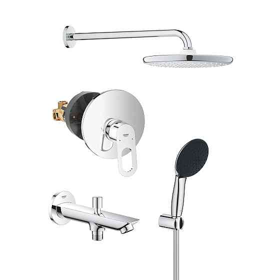 Душова система прихованого монтажу Grohe Vitalio Start 250 з виливом для ванни та змішувачем Bauloop UA290810R3 Київ