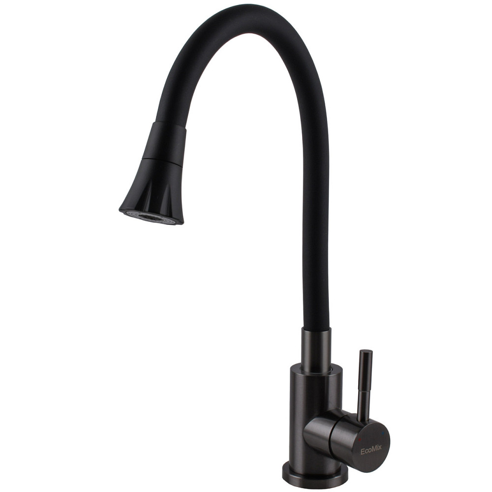 Змішувач для кухні EcoMIX Stella STE-203SA-GP-B01 (000031571) Київ - фото 1