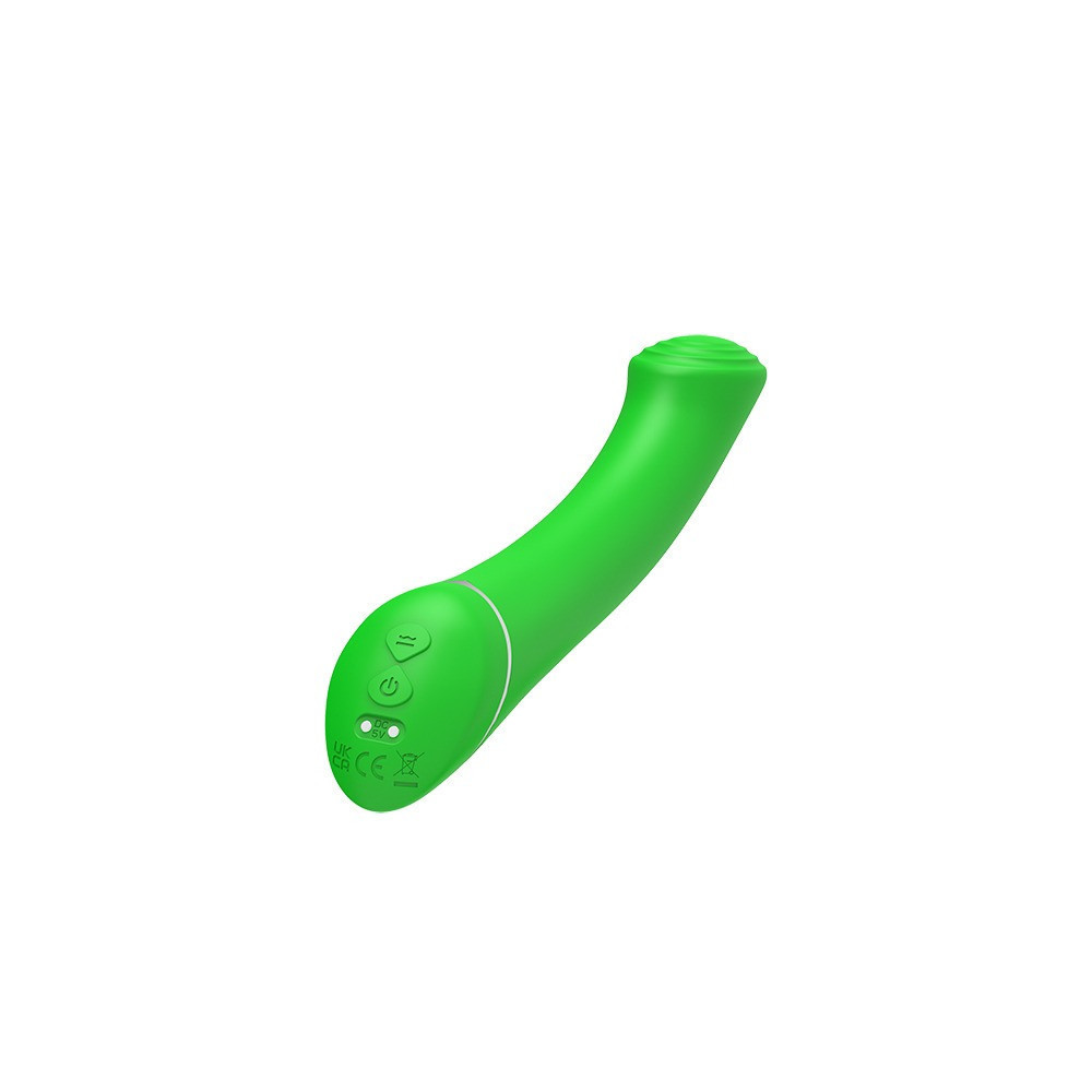 Вибратор классический Chisa Lust Ripple Popple, силиконовый, зеленый Sex Aura Киев - изображение 5