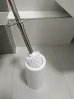 Ерш напольный Zerix LR911-1 белый матовый из металла и пластика 370мм×100мм (ZX2710) Черновцы - изображение 5