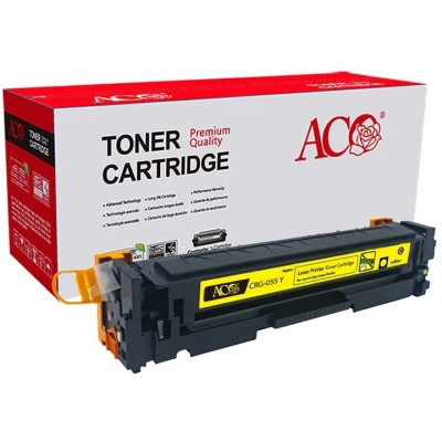 Картридж ACO Canon 055H Yellow, without chip (ACO-CRG-055HYNC) Вінниця - фото 1