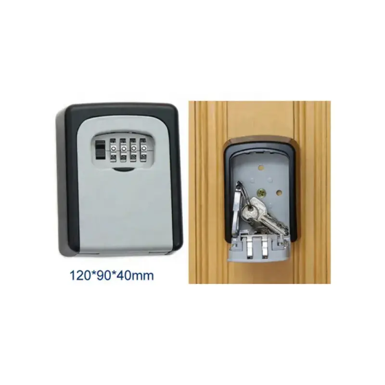 Наружный мини сейф Optimus CH-801 с кодовым замком (120 х 85 х 40мм) Серый Киев