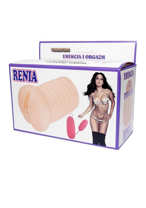 Мастурбатор - Renia Vagina Vibrating Masturbator Sex Aura Київ - фото 5