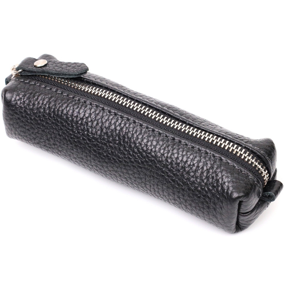 Практична шкіряна ключниця Чорний (GRANDE PELLE) Київ - фото 6