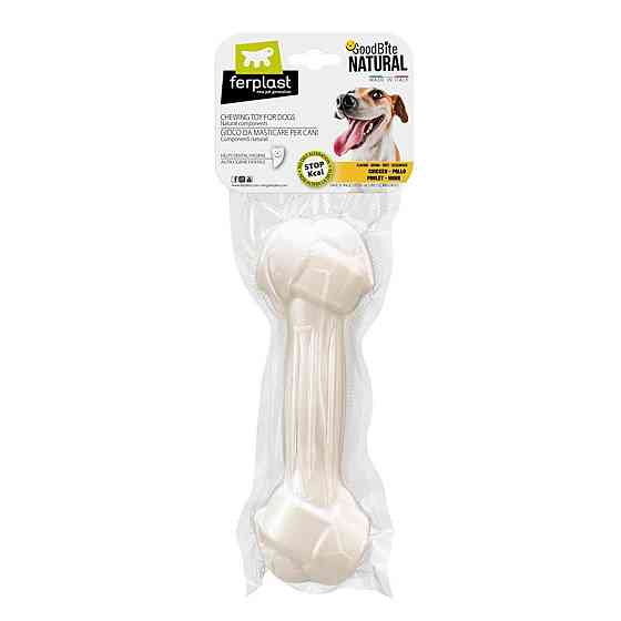Жевательная косточка для собак с ароматом курицы Ferplast GoodBite Natural Chicken (Ферпласт ГудБайт Нэчурал) XL - 250 гр. - 20,5 x 6,6 x h 3,2 cm Запорожье