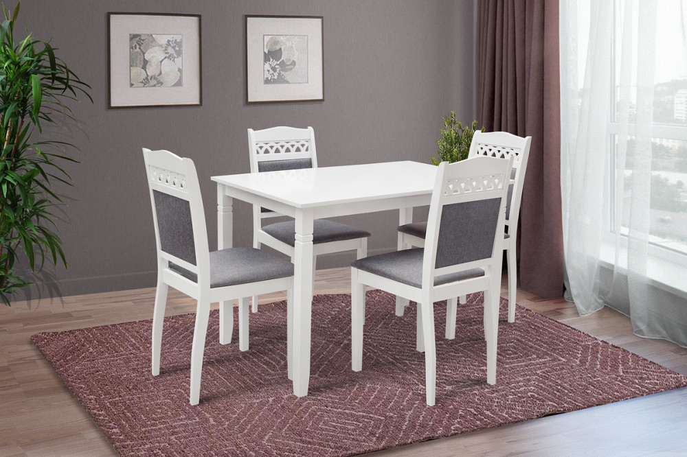 Комплект Бродвей (1+4) Білий WHITE Київ - фото 3