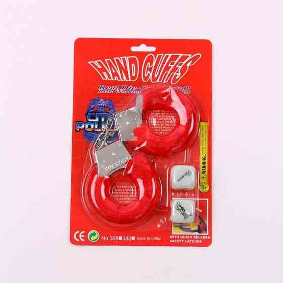 Набір ігровий "Hand Cuffes&Cubes" червоний — Садо-мазо Вінниця