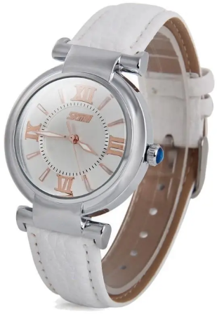 Женские классические часы Skmei 9075 Elegant (Белый) Винница - изображение 7