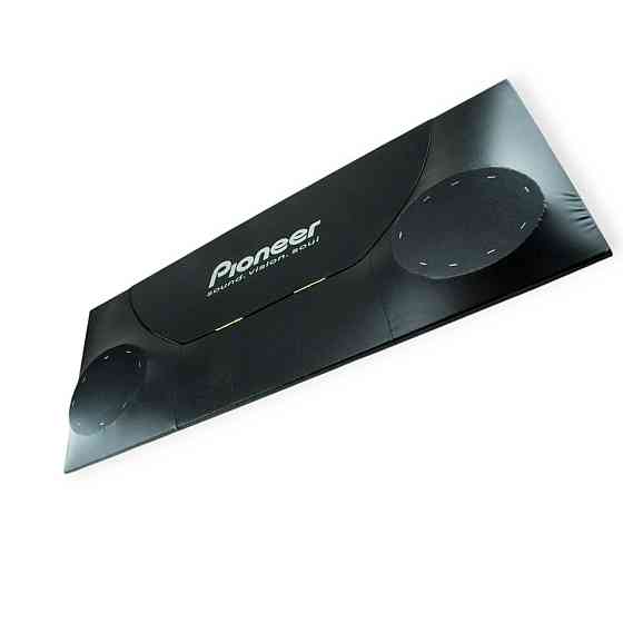 Полка ЗАЗ Таврия (аккустичесая) черная с накатом (кожзам) задняя Мукачево