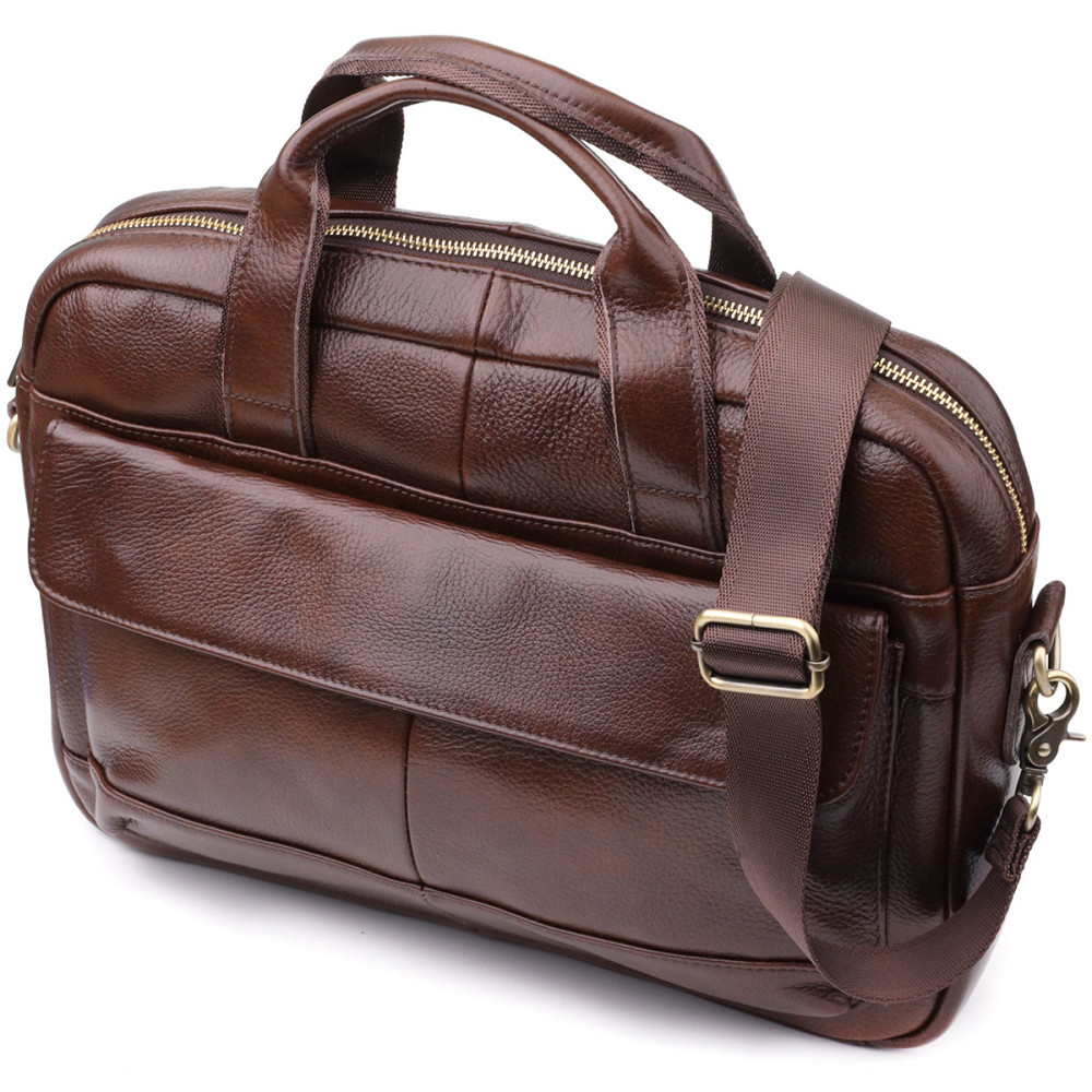 Портфель для чоловіків із натуральної шкіри Vintage 23040 Коричневий Київ - фото 1