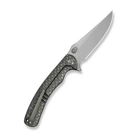 Ніж складаний туристичний Weknife Dracarys, (9.1 см) Böhler M390 / титан 6AL4V сірий Київ