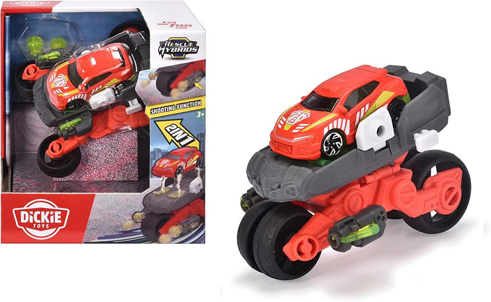 Игровой набор Dickie Toys Гибрид-спаситель Дрон-байк с функцией стрельбы 11 см (3792001) Киев - изображение 4