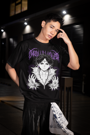 Футболка аниме Охотник × Охотник оверсайз (S/M/L) Черний AnimeJ0693 Днепр