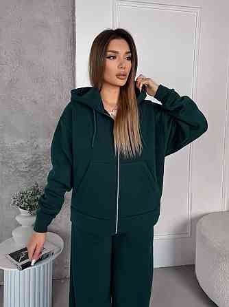 Женский теплый костюм с широкими штанами Одесса