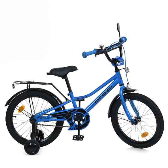 Велосипед дитячий MB 18012-1 колеса 18 дюймів, синій Вінниця