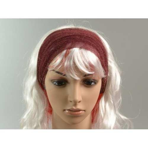 Повязка для волос бордовая Киев - изображение 1