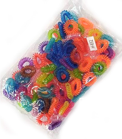 Резинки пружинки для волос цветные уп 100 шт Киев - изображение 1