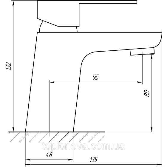 Змішувач для умивальника Globus Lux Milano GLM-0101 Чернівці