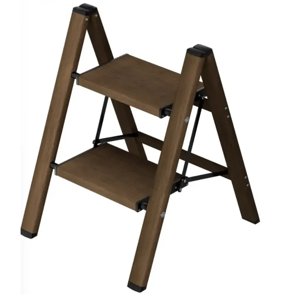 Стремянка алюминиевая ladder AND L0202, легкая, широкие ступени Коломия - фото 1