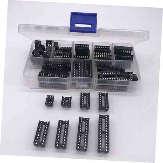 Набор панелей для микросхем DIP, 66 шт, в кейсе Киев