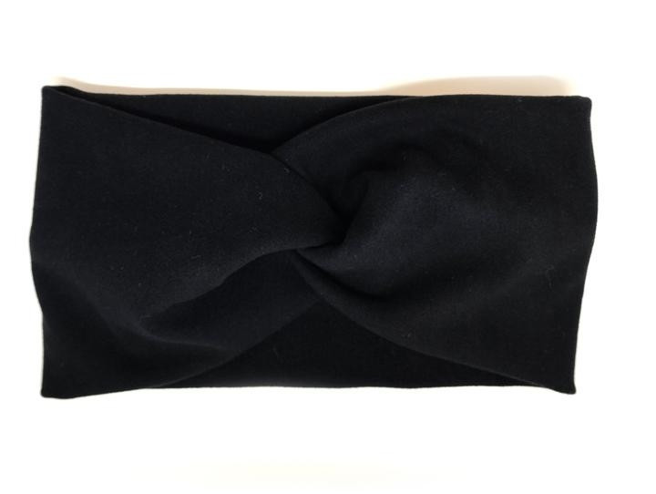 Пов'язка осіння жіноча чорна Київ - фото 1