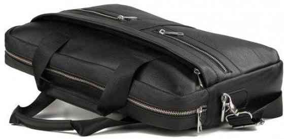 Сумка чоловіча Vintage 14625 шкіряна Чорна Київ