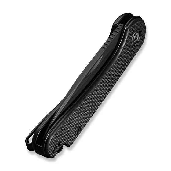 Нож складной карманный Civvi Elementum Slip Joint, (7.5 см) 14C28N / G10 черный Киев